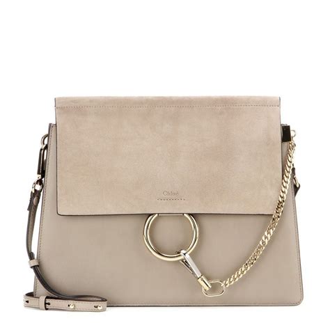 chloe faye bag grey|chloe faye bag celebrities.